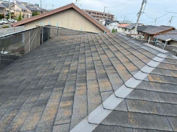 浜松市_F様邸_屋根カバー福泉シルキーG2_屋根修繕前